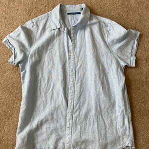 Perry Ellis Men's XL Short-Sleeve Shirt